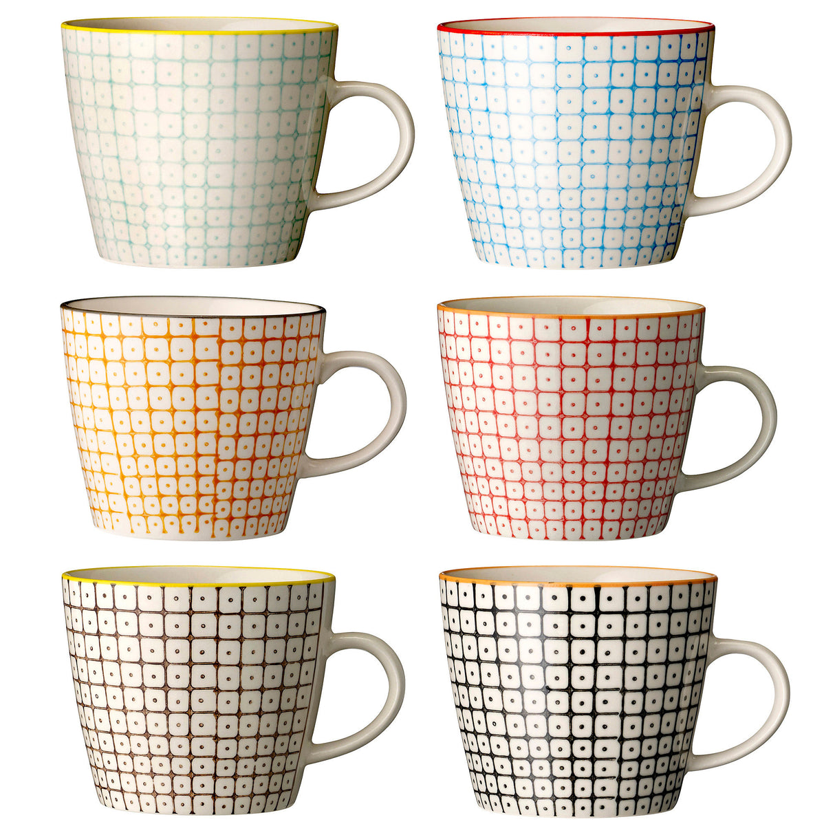 Bloomingville Carla Mugg, Röd, Stengods