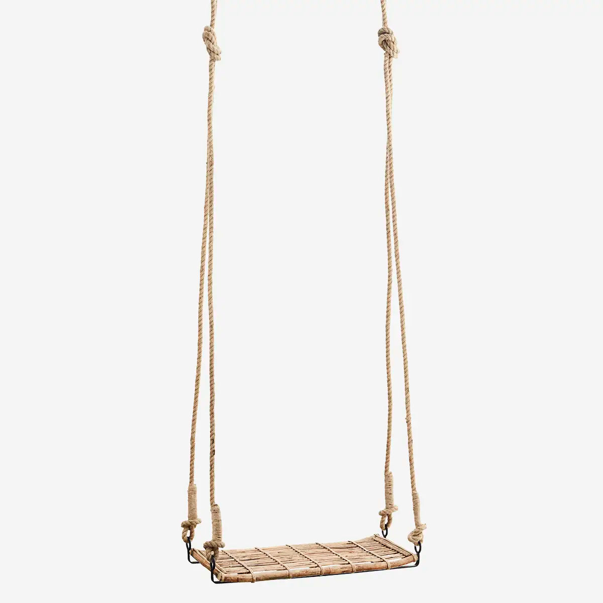 Madam Stoltz Bambusgunga Natur, svart 74x37x160 cm