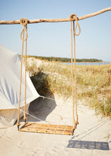 Madam Stoltz Bambusgunga Natur, svart 74x37x160 cm
